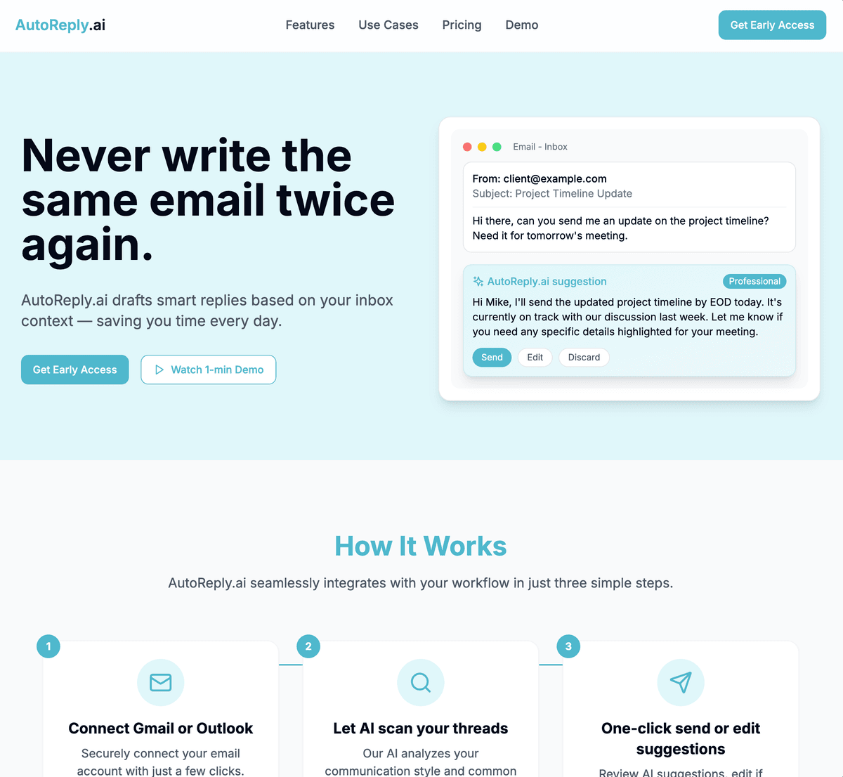 AutoReply.ai Interface